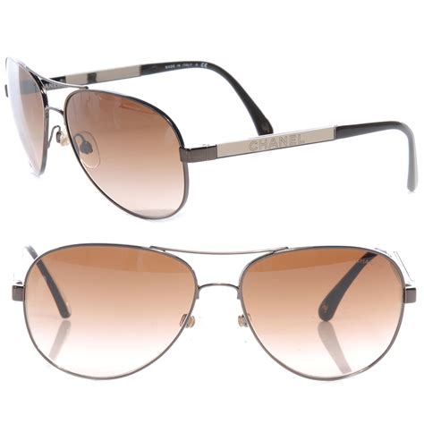 Chanel sunglasses aviator style